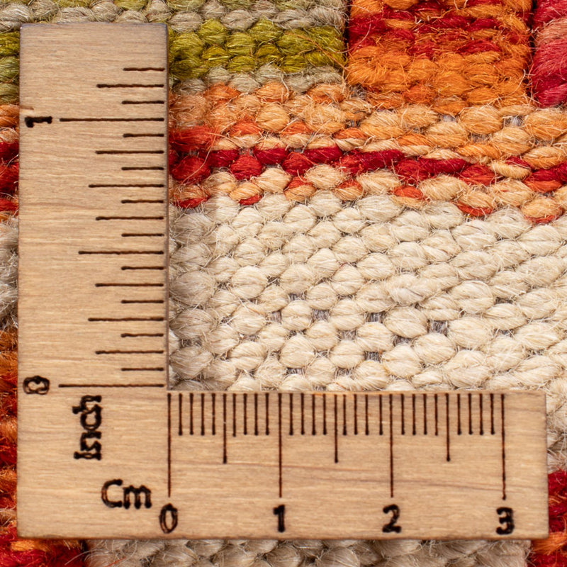 Tapis Kelim - Splash - 248 x 200 cm - multicolore