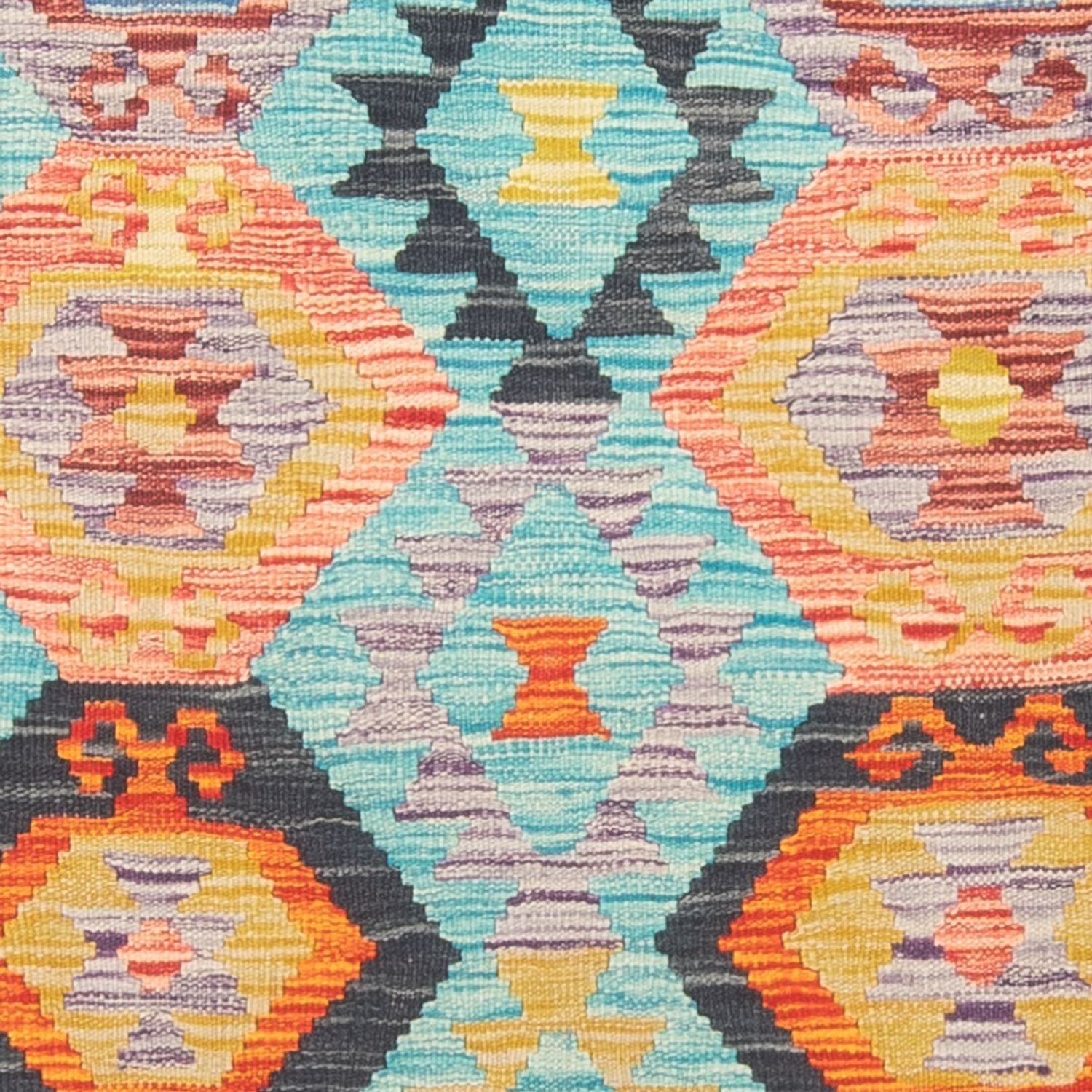 Tapis Kelim - Splash - 170 x 118 cm - multicolore