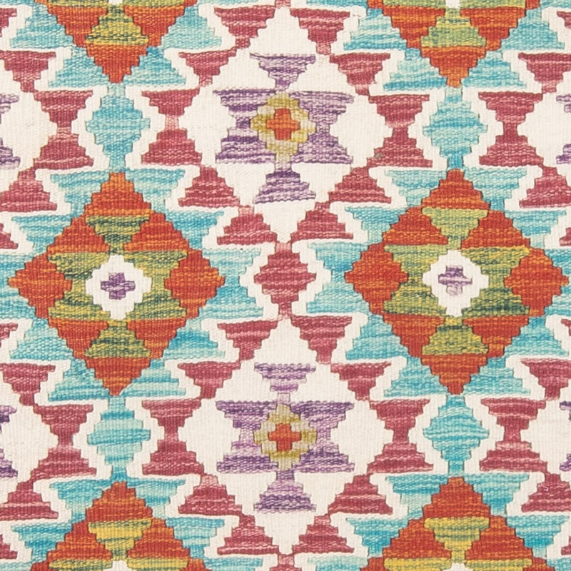 Tapis Kelim - Splash - 166 x 119 cm - multicolore