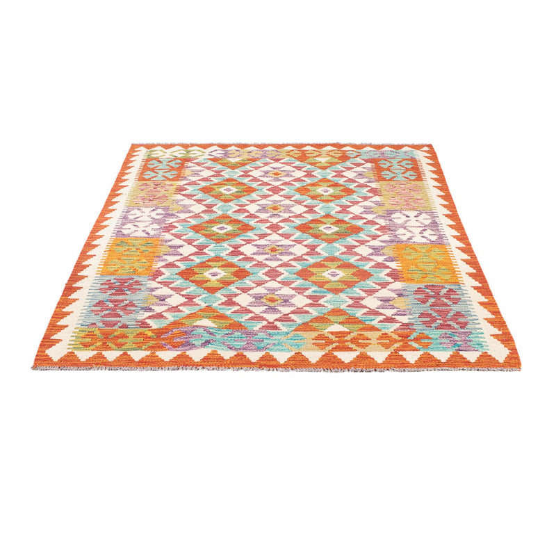 Tapis Kelim - Splash - 166 x 119 cm - multicolore