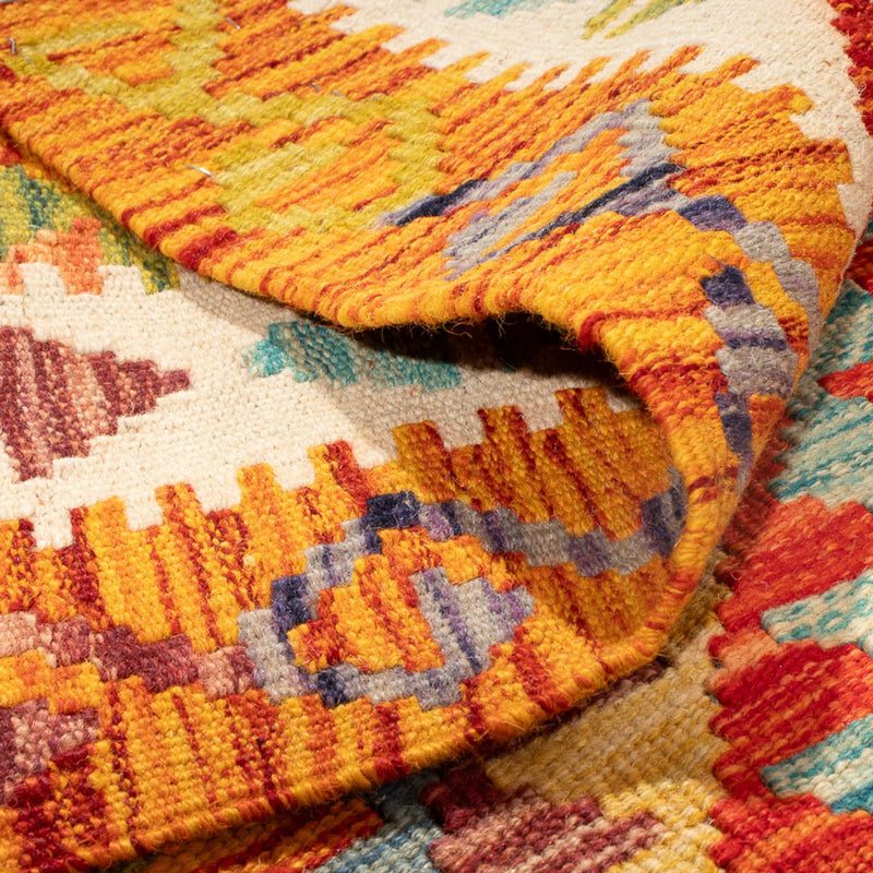 Tapis Kelim - Splash - 190 x 123 cm - multicolore