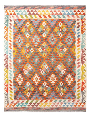 Tapis Kelim - Splash - 195 x 156 cm - multicolore