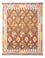 Tapis Kelim - Splash - 195 x 156 cm - multicolore