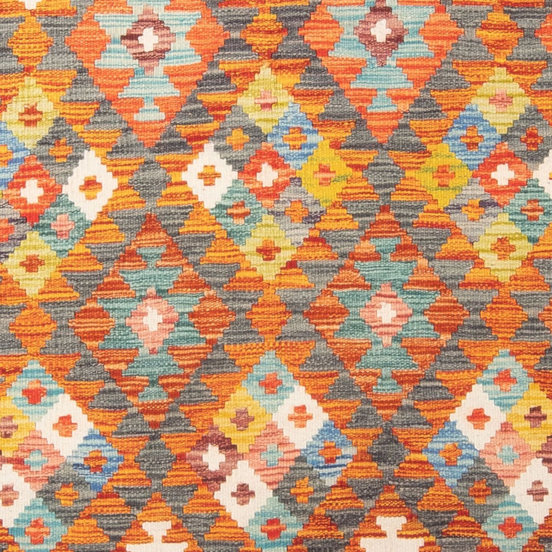 Tapis Kelim - Splash - 195 x 156 cm - multicolore