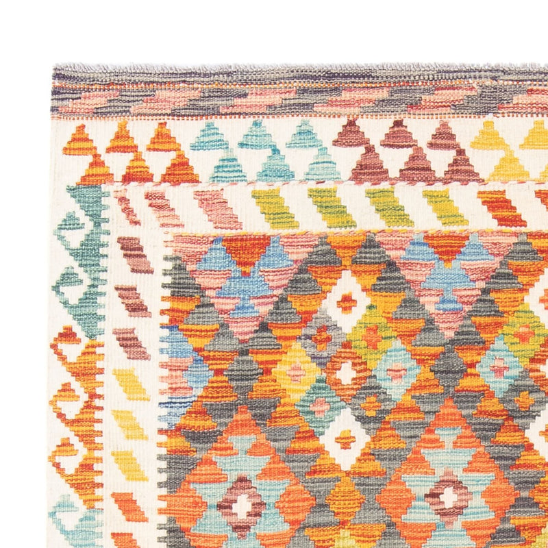 Tapis Kelim - Splash - 195 x 156 cm - multicolore