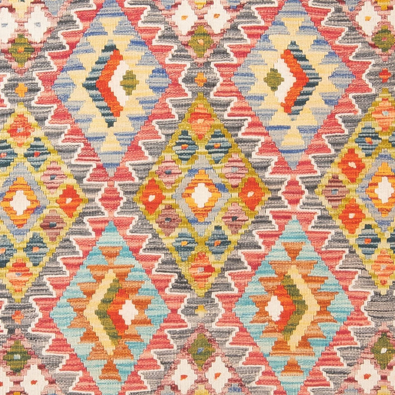 Tapis Kelim - Splash - 197 x 162 cm - multicolore