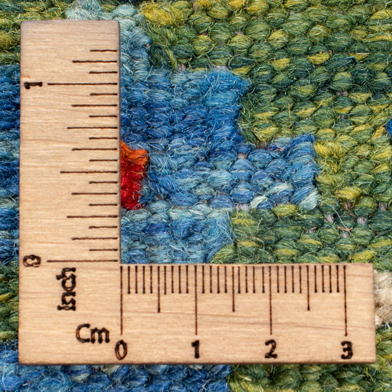 Tapis Kelim - Splash - 196 x 152 cm - multicolore