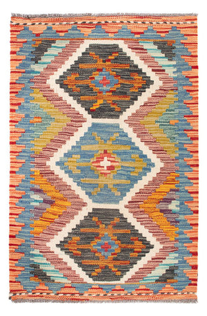 Tapis Kelim - Splash - 92 x 63 cm - multicolore