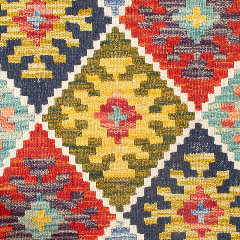 Tapis Kelim - Splash - 93 x 65 cm - multicolore