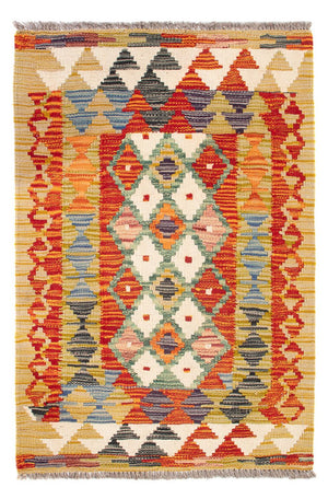 Tapis Kelim - Splash - 87 x 60 cm - multicolore