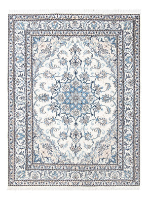 Tapis persan - Nain - 206 x 144 cm - crème