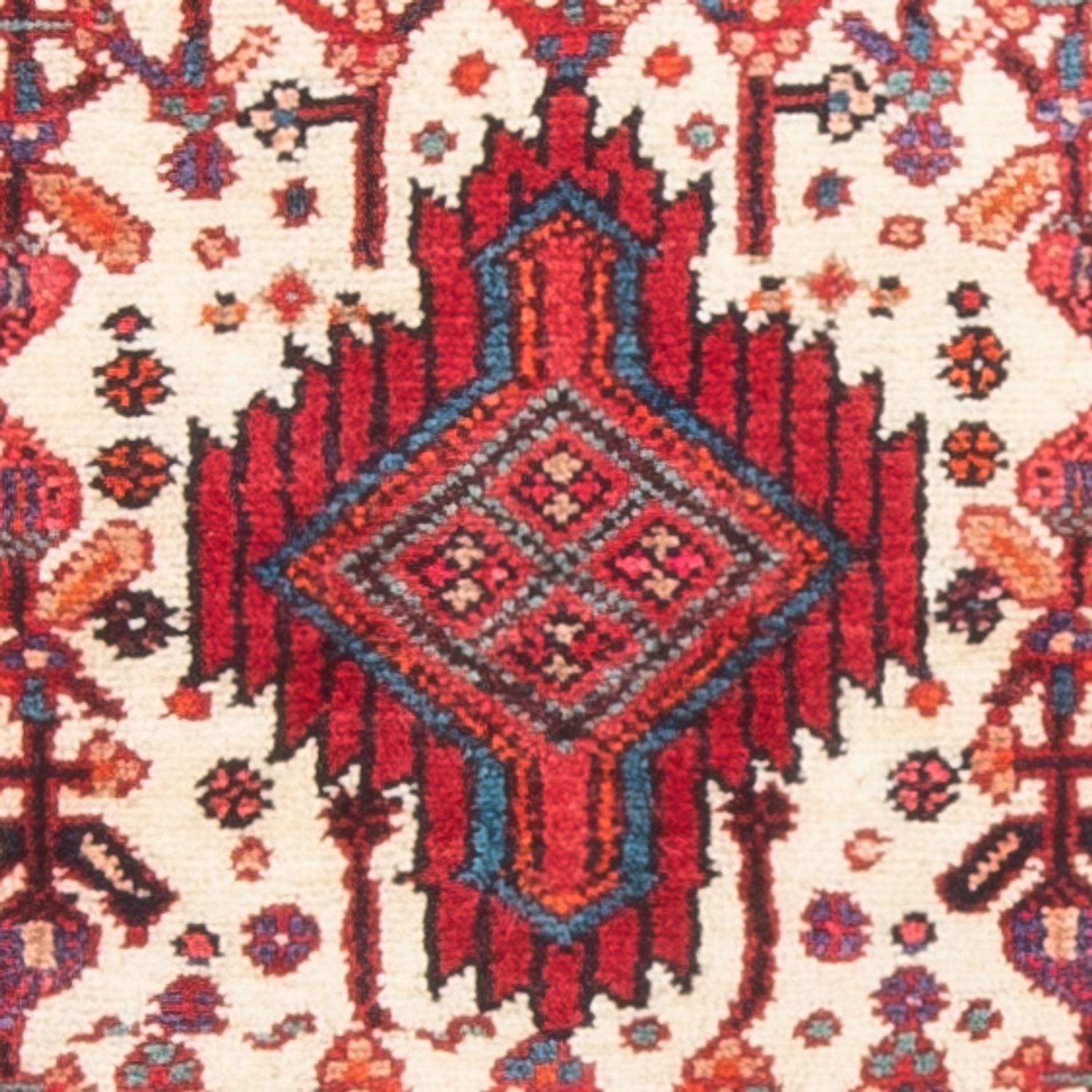 Tapis de couloir Tapis persan - Nomadic - 295 x 60 cm - rouge