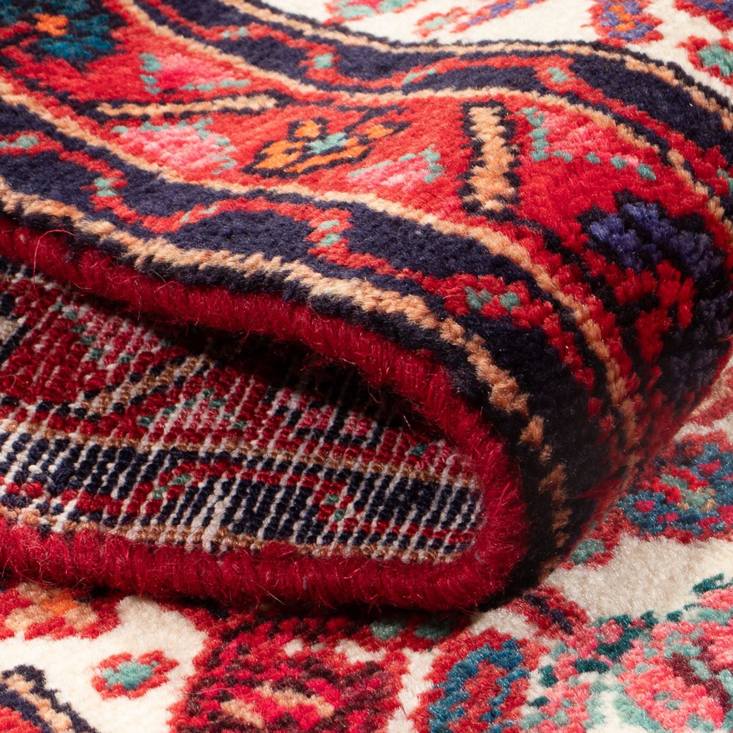 Tapis de couloir Tapis persan - Nomadic - 295 x 60 cm - rouge