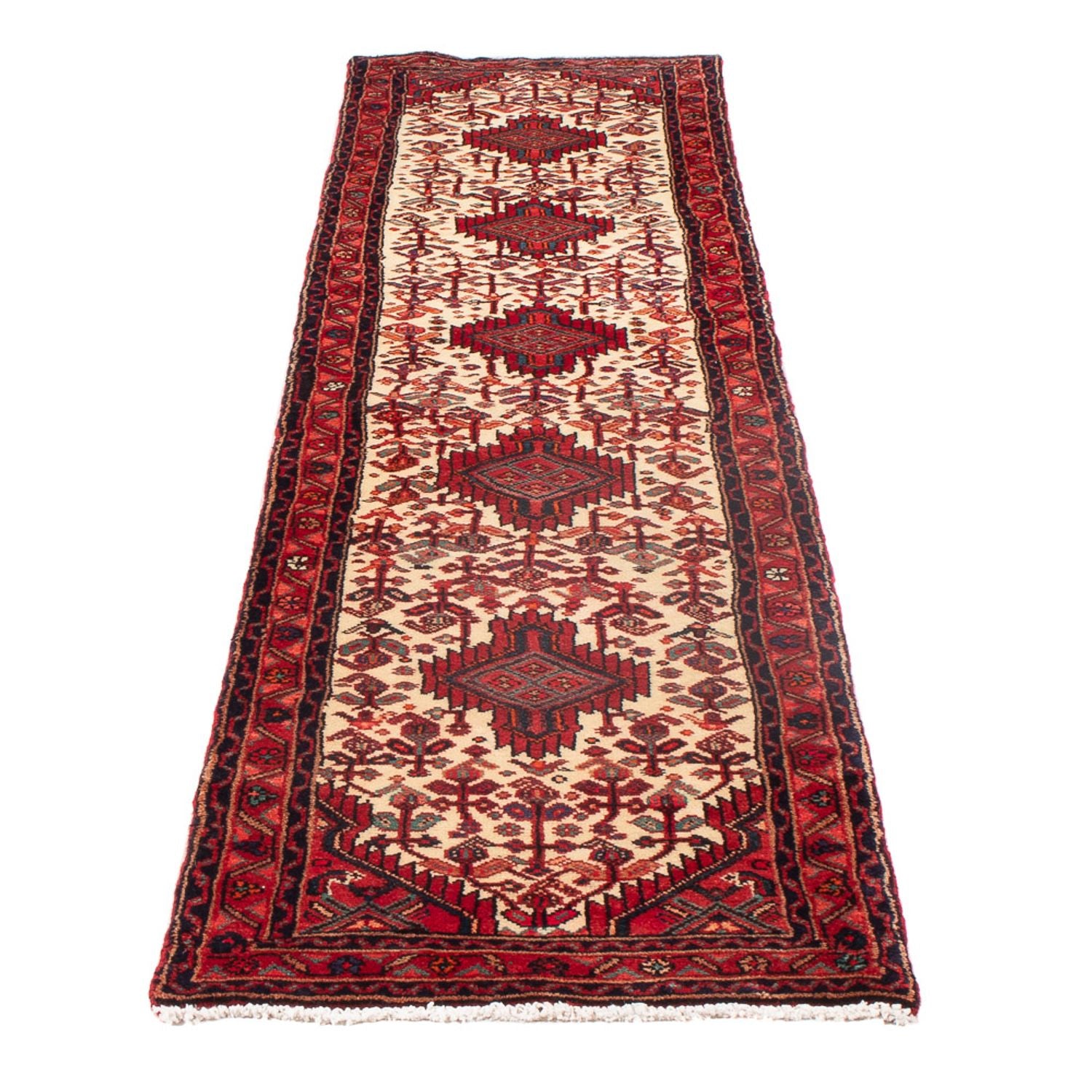 Tapis de couloir Tapis persan - Nomadic - 295 x 60 cm - rouge