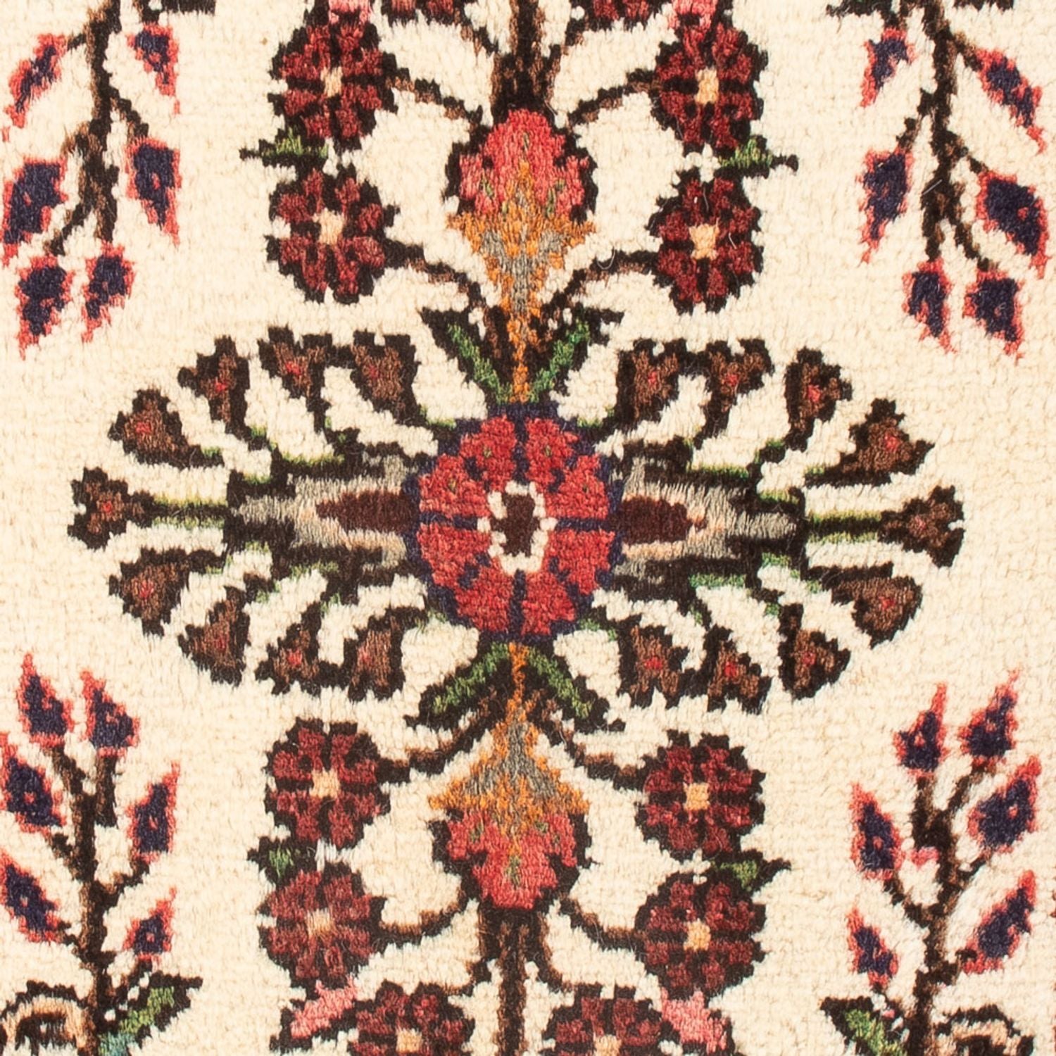Tapis persan - Nomadic - 70 x 53 cm - crème