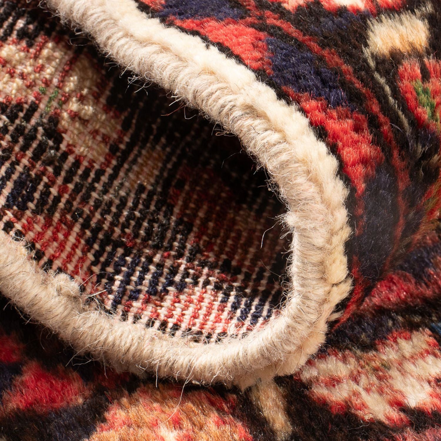 Tapis persan - Nomadic - 70 x 53 cm - crème