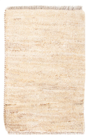 Tapis Gabbeh - Persan - 60 x 40 cm - beige clair