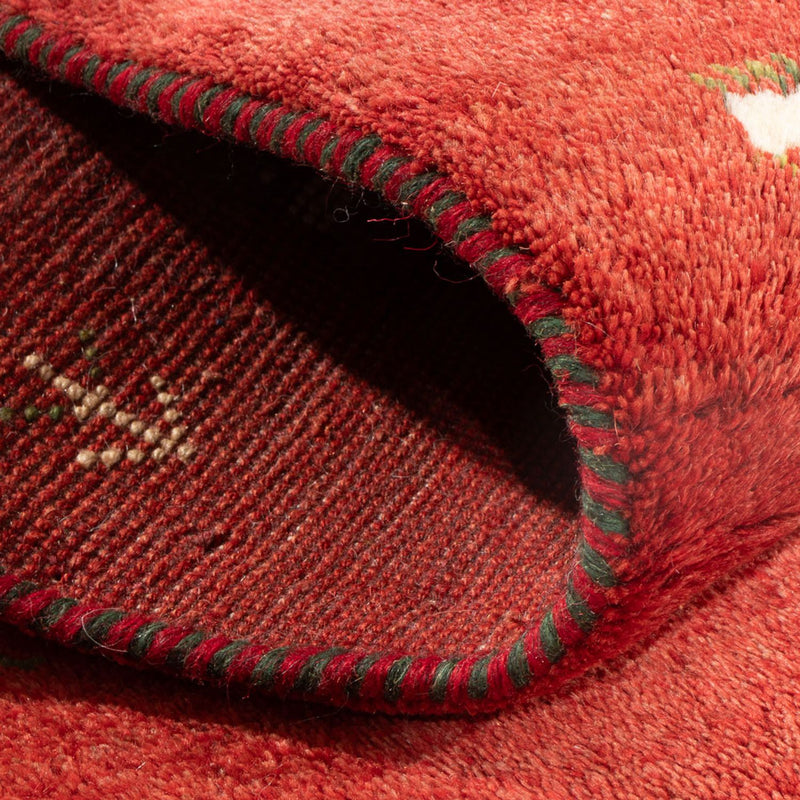 Tapis Gabbeh - Persan - 123 x 79 cm - rouge