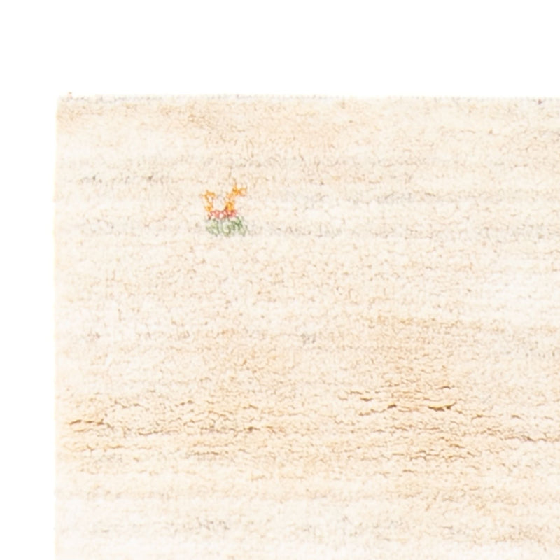 Tapis Gabbeh - Persan - 144 x 71 cm - blanc naturel