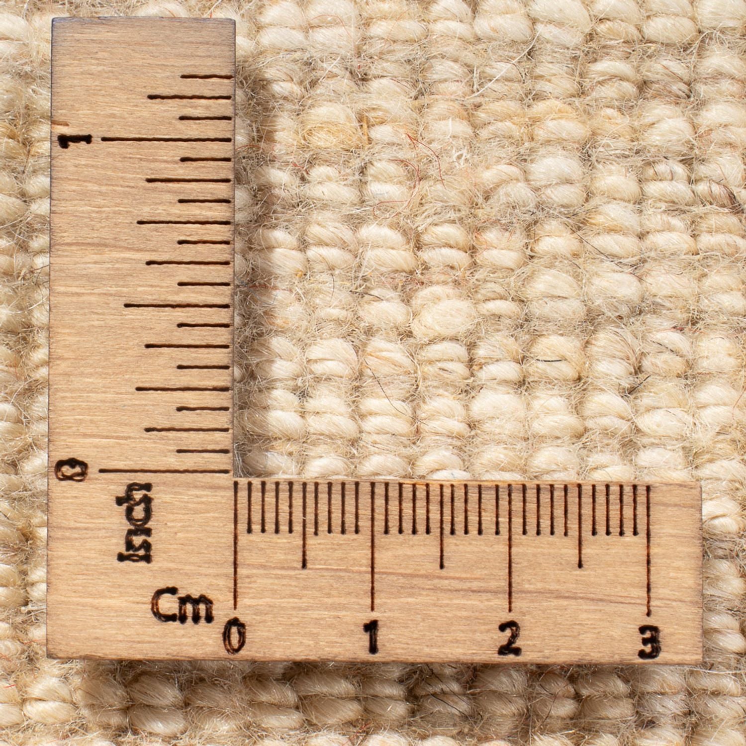 Tapis Gabbeh - Persan - 144 x 71 cm - blanc naturel