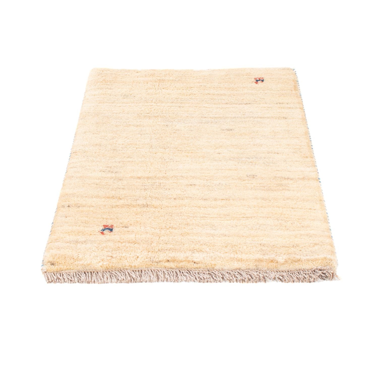 Tapis Gabbeh - Persan - 85 x 60 cm - beige clair