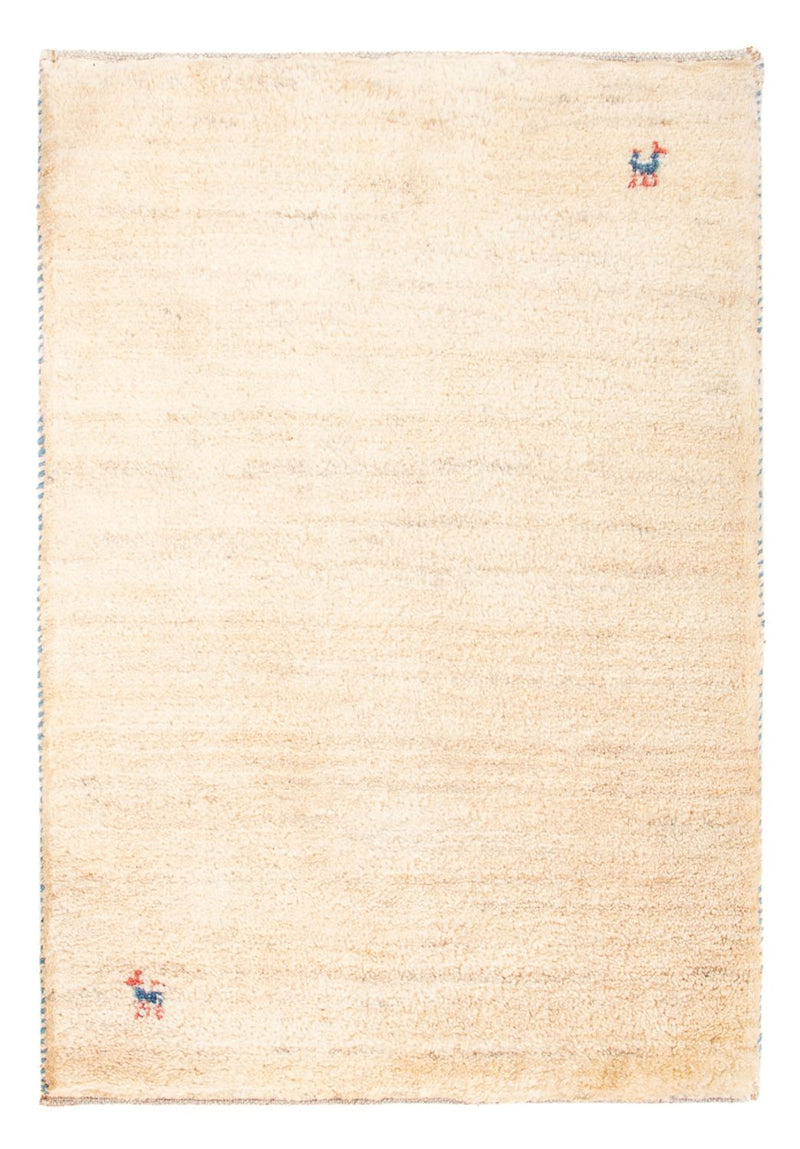 Tapis Gabbeh - Persan - 88 x 60 cm - beige