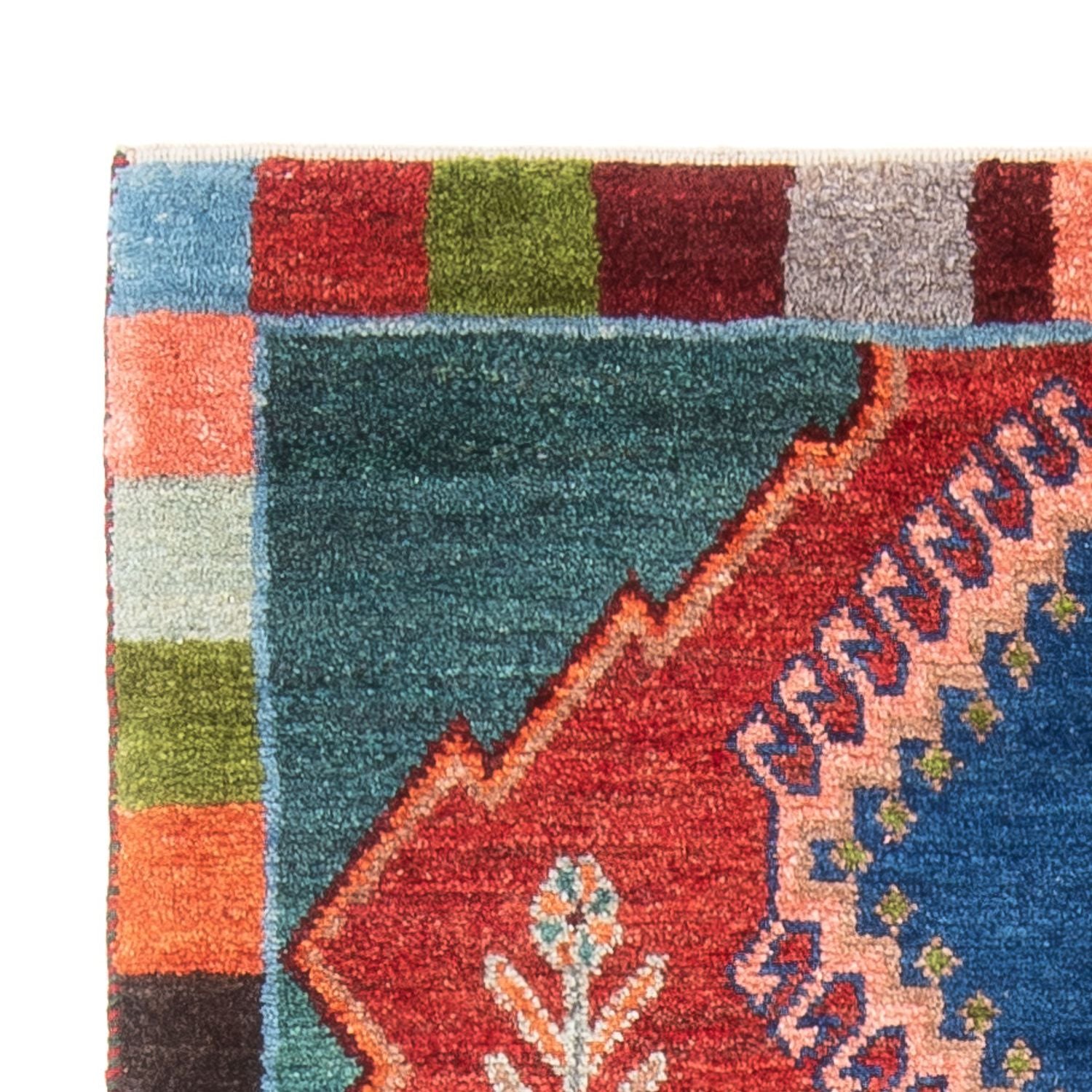 Tapis Gabbeh - Persan - 149 x 94 cm - rouge