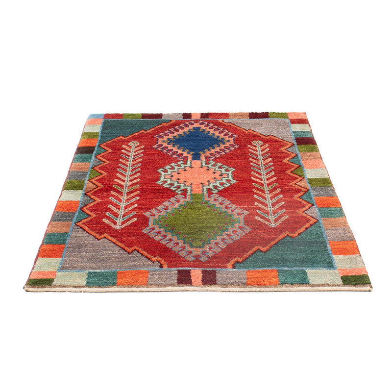 Tapis Gabbeh - Persan - 149 x 94 cm - rouge