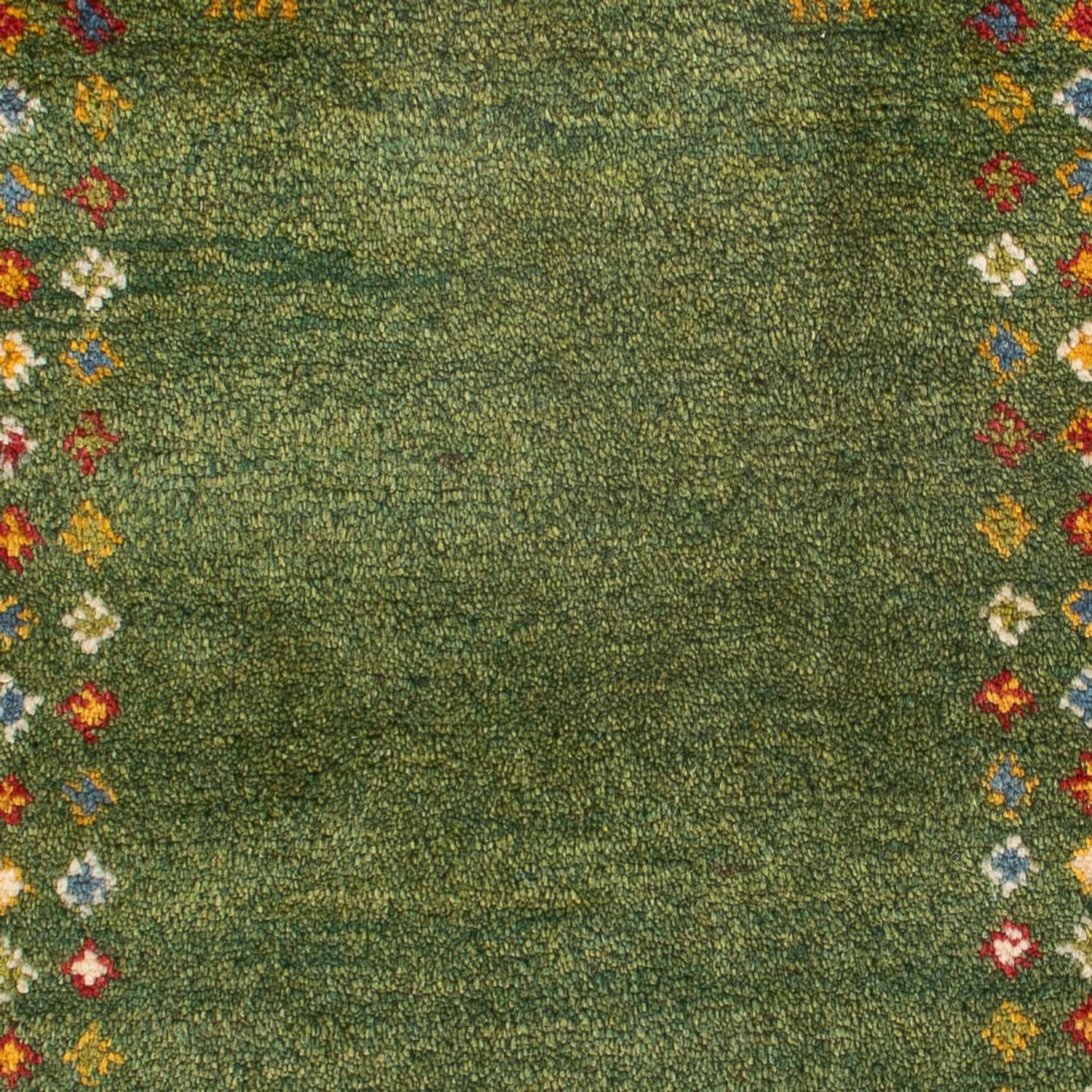 Tapis Gabbeh - Persan - 89 x 62 cm - vert de mer