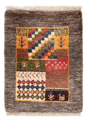 Tapis Gabbeh - Persan - 60 x 40 cm - multicolore