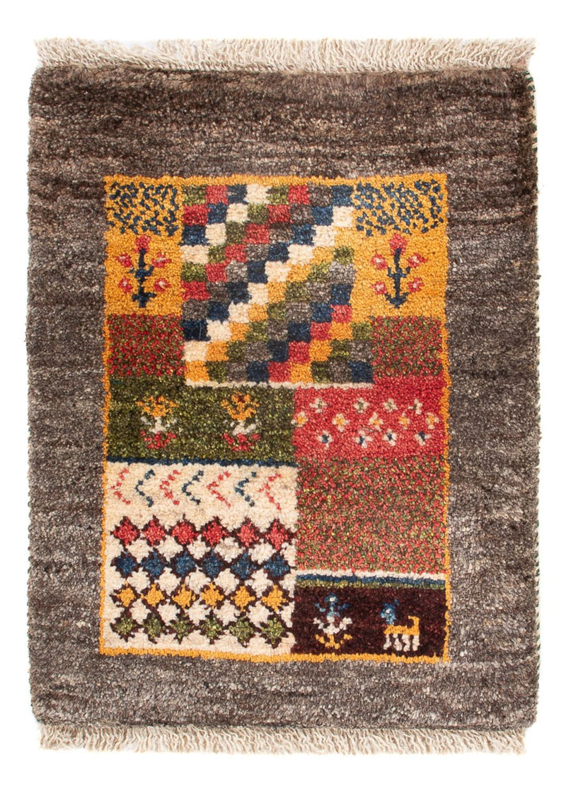 Tapis Gabbeh - Persan - 60 x 40 cm - multicolore