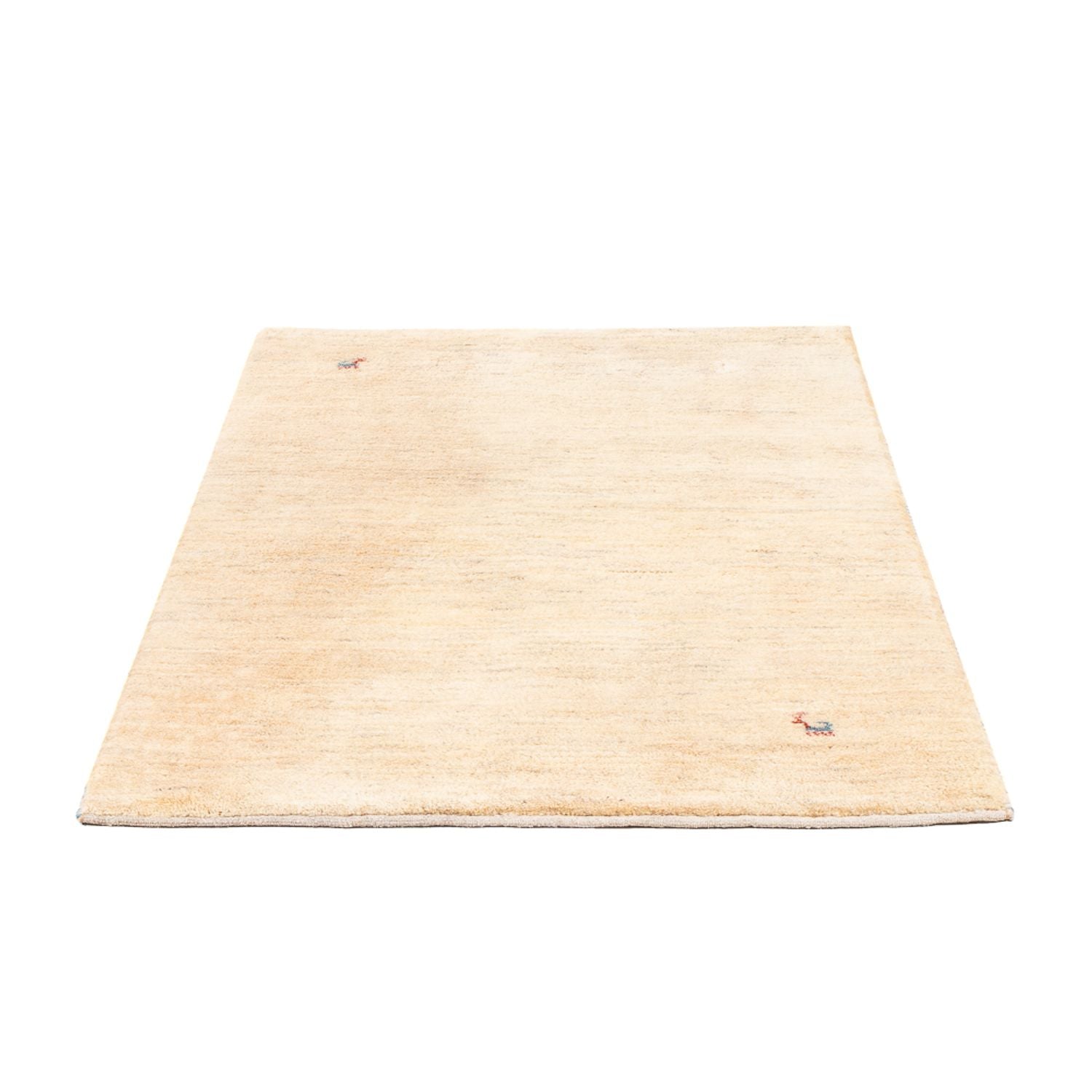 Tapis Gabbeh - Persan - 152 x 98 cm - blanc naturel