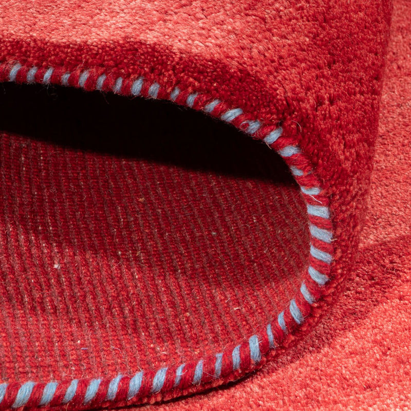 Tapis Gabbeh - Persan - 206 x 158 cm - rouge