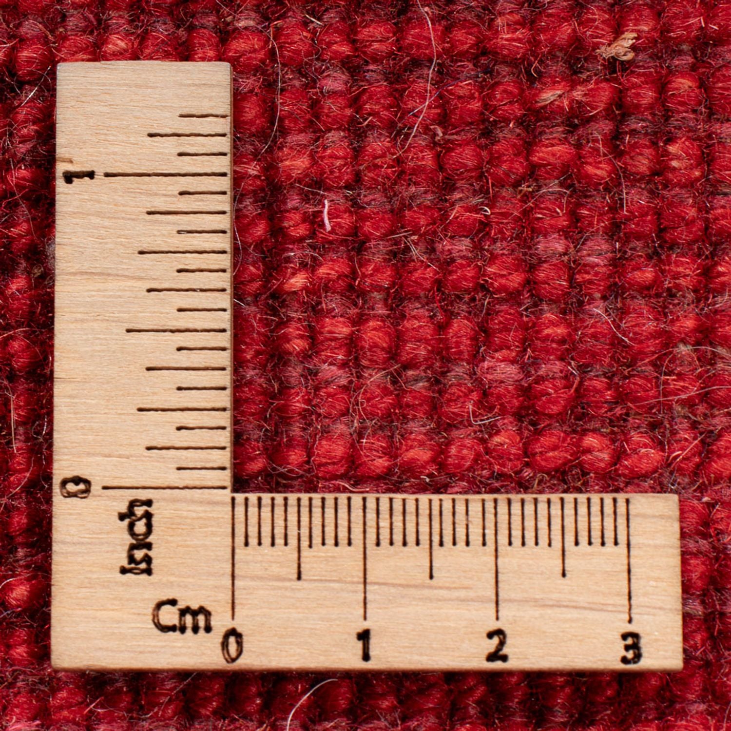 Tapis Gabbeh - Persan - 206 x 158 cm - rouge