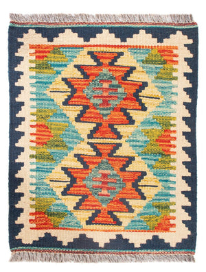 Tapis Kelim - Splash - 60 x 40 cm - multicolore