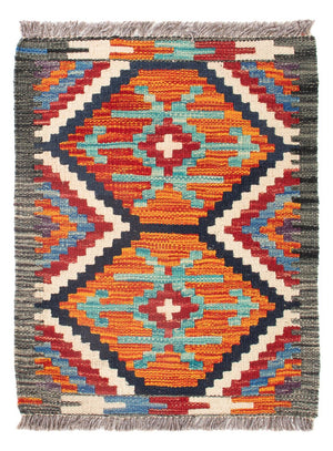 Tapis Kelim - Splash - 60 x 40 cm - multicolore