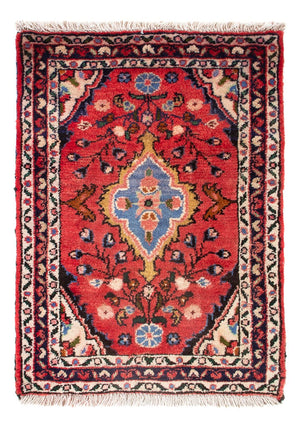 Tapis persan - Nomadic - 60 x 45 cm - rouge