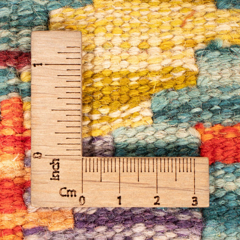 Tapis Kelim - Splash - 248 x 183 cm - multicolore