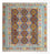 Tapis Kelim - Splash carré  - 207 x 203 cm - multicolore