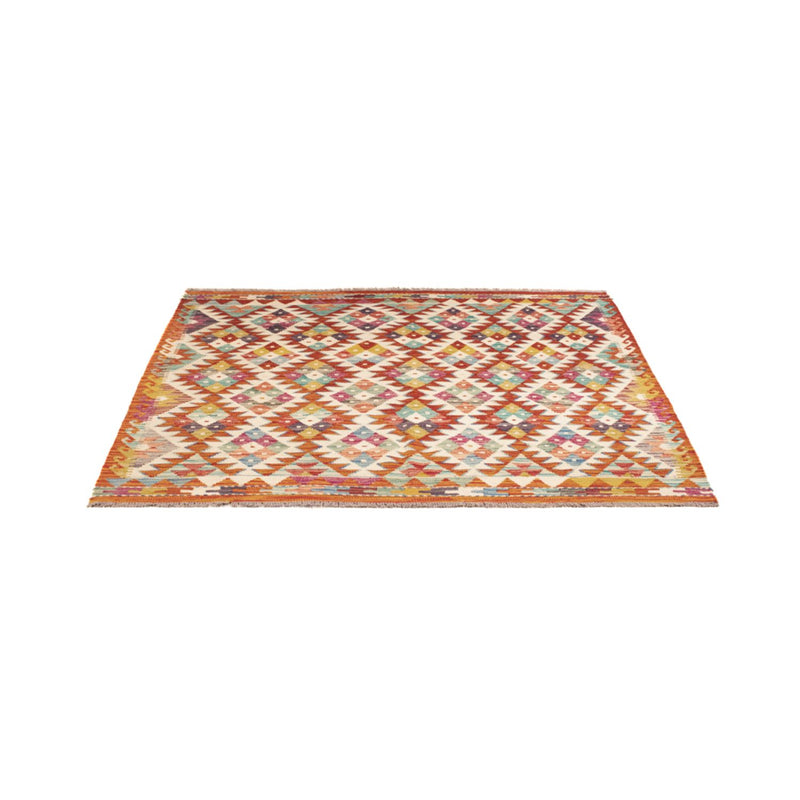 Tapis Kelim - Splash carré  - 152 x 152 cm - multicolore