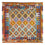 Tapis Kelim - Splash - 158 x 152 cm - multicolore