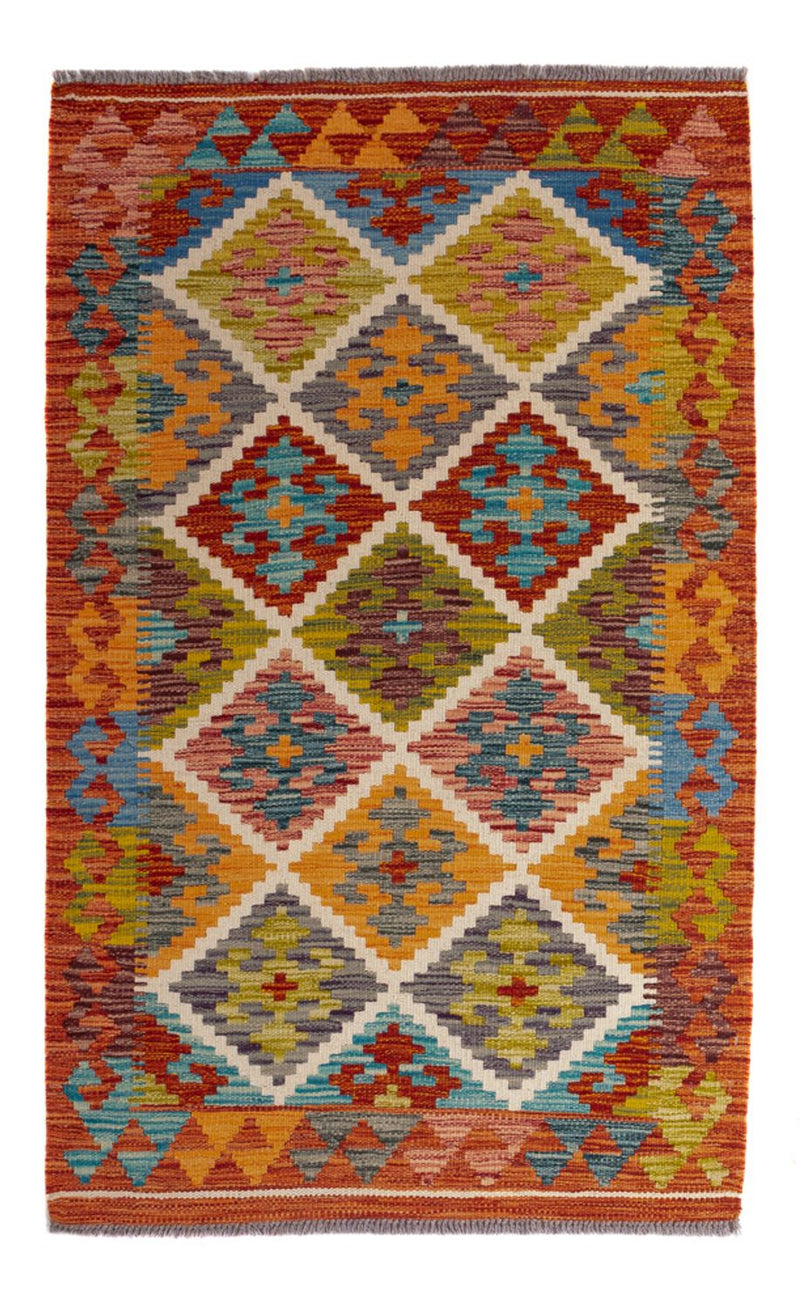 Kelim Teppich - Splash - 127 x 82 cm - mehrfarbig