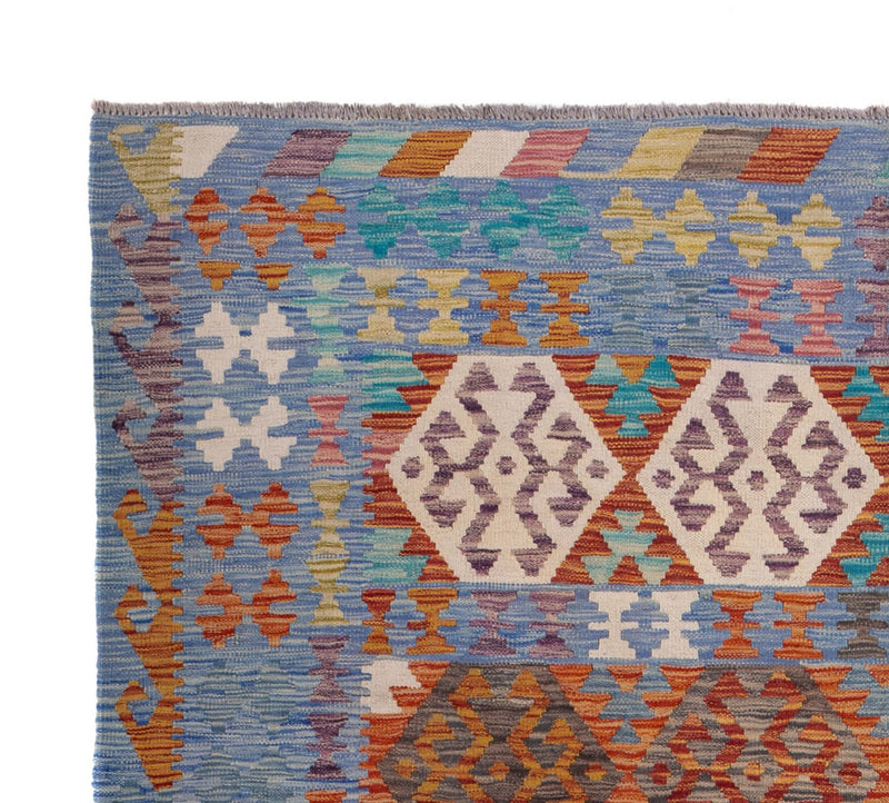 Tapis Kelim - Splash - 244 x 205 cm - multicolore