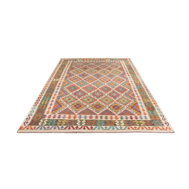 Tapis Kelim - Splash - 305 x 196 cm - multicolore