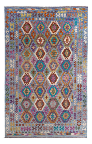 Tapis Kelim - Splash - 300 x 203 cm - multicolore
