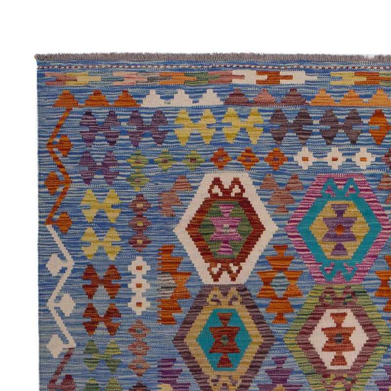 Tapis Kelim - Splash - 300 x 203 cm - multicolore