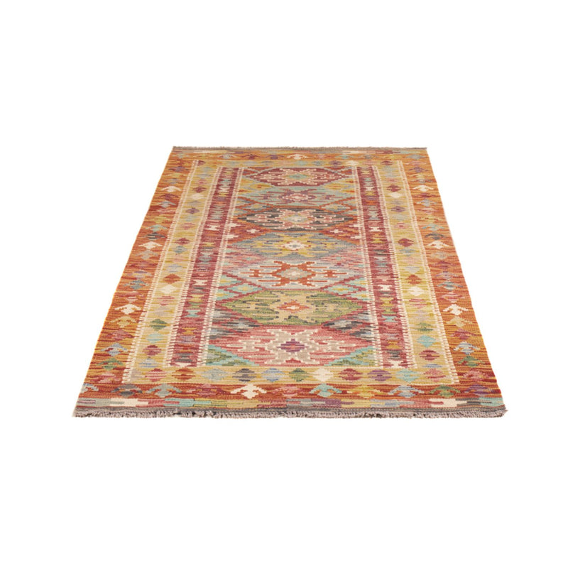 Tapis de couloir Tapis Kelim - Splash - 201 x 94 cm - multicolore