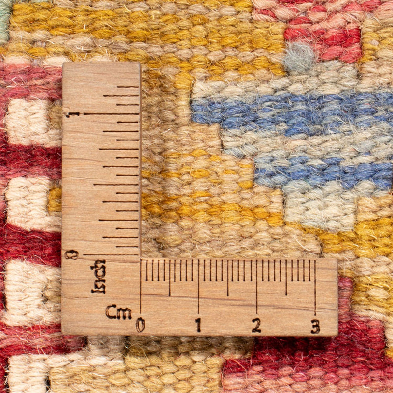 Tapis de couloir Tapis Kelim - Splash - 201 x 94 cm - multicolore
