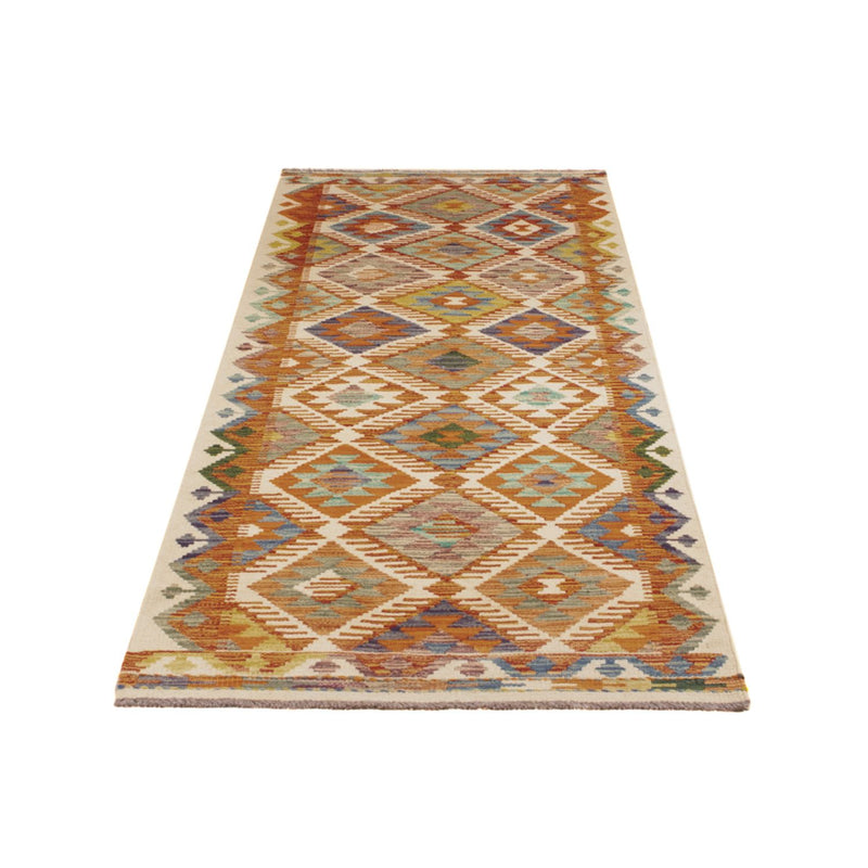 Tapis de couloir Tapis Kelim - Splash - 234 x 80 cm - multicolore