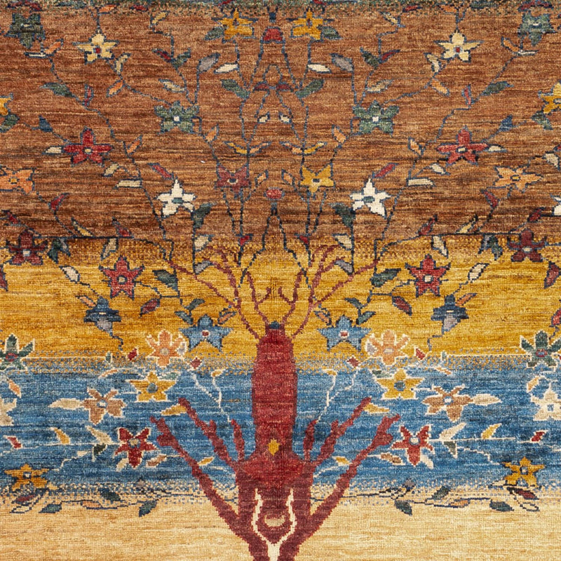 Tapis Gabbeh - Loribaft Persan - 193 x 158 cm - multicolore